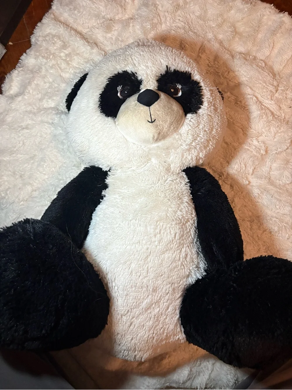 Plush Panda Stuffed Animal - Black & White